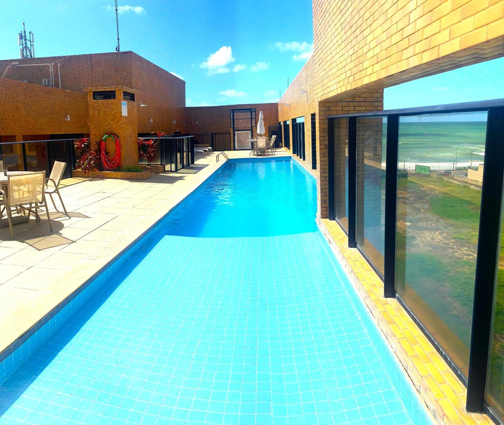 Apartamento 50M Praia- Piscina - Vista Mar - Academia - Maceió 外观 照片