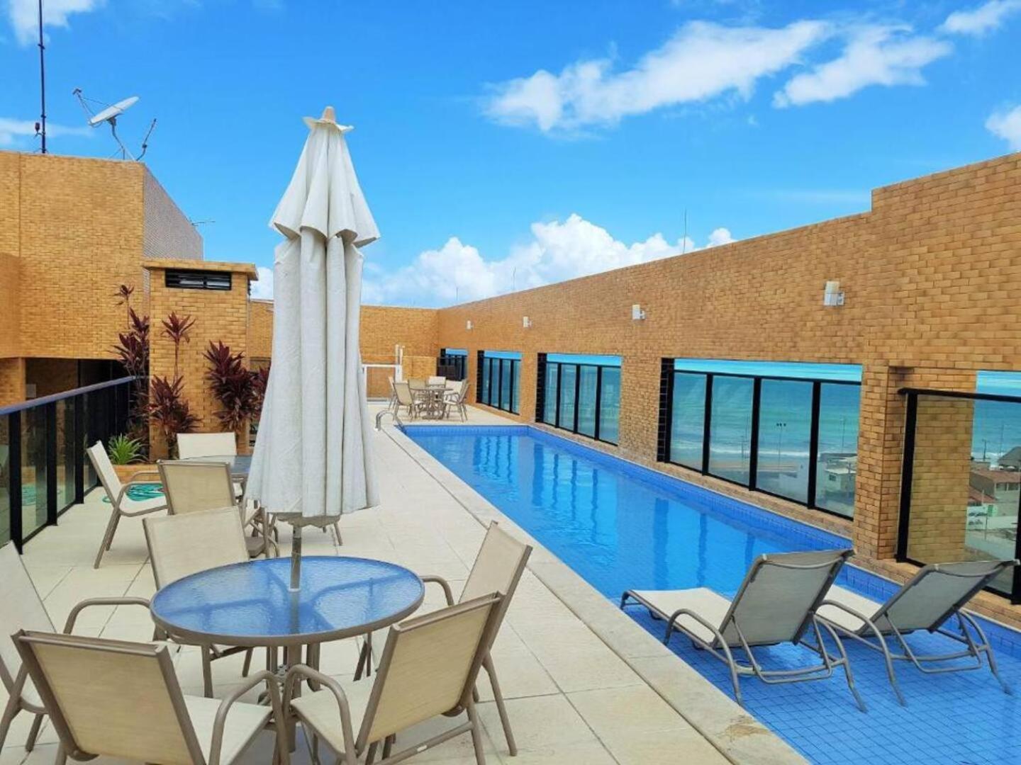 Apartamento 50M Praia- Piscina - Vista Mar - Academia - Maceió 外观 照片